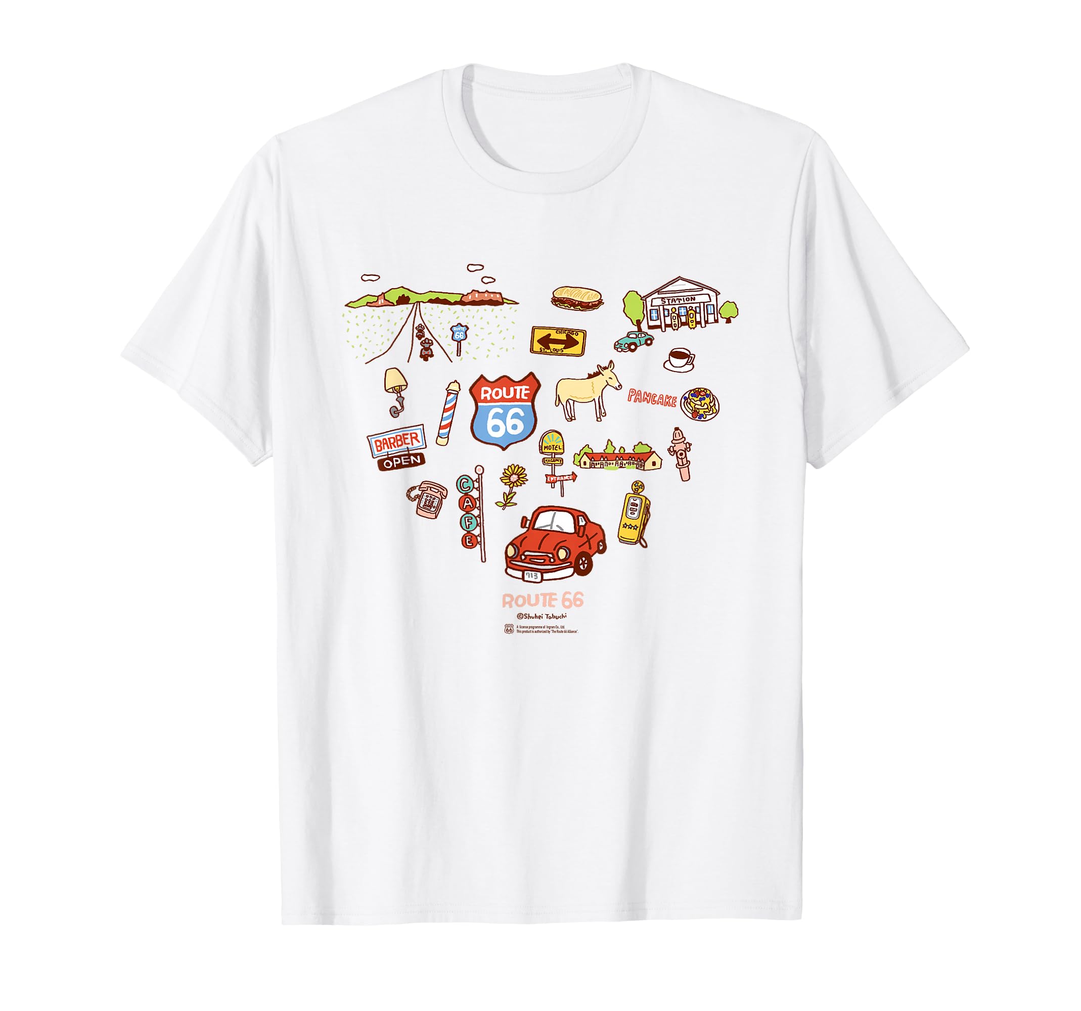 

Shuhei Tabuchi X Route 66 (RT66-12) T-shirt