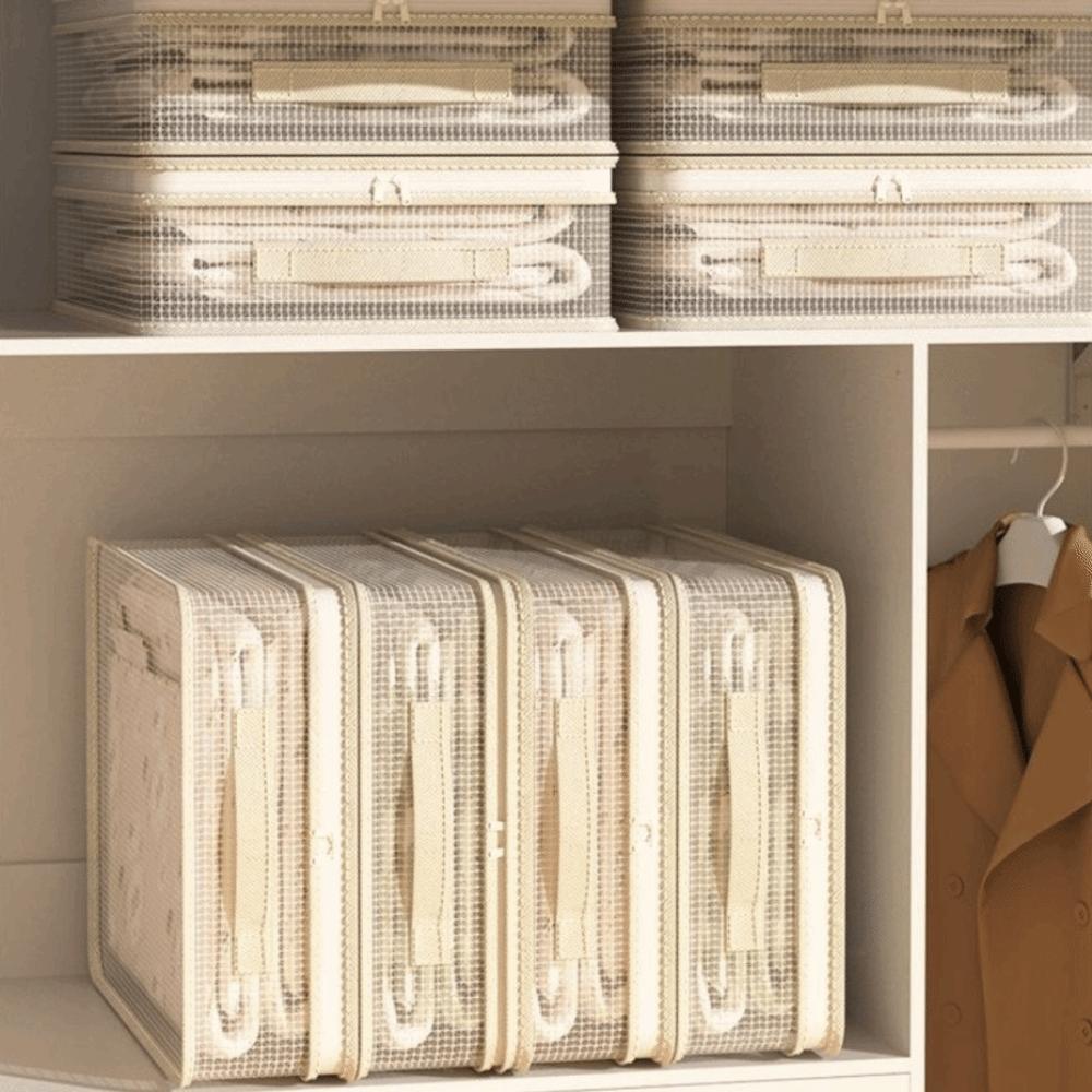 Large Capacity Moving Packing Bag Waterproof Moisture-proof Storage Bag PVC Dust-proof Quilt Wardrobe Organizer Hair Styling