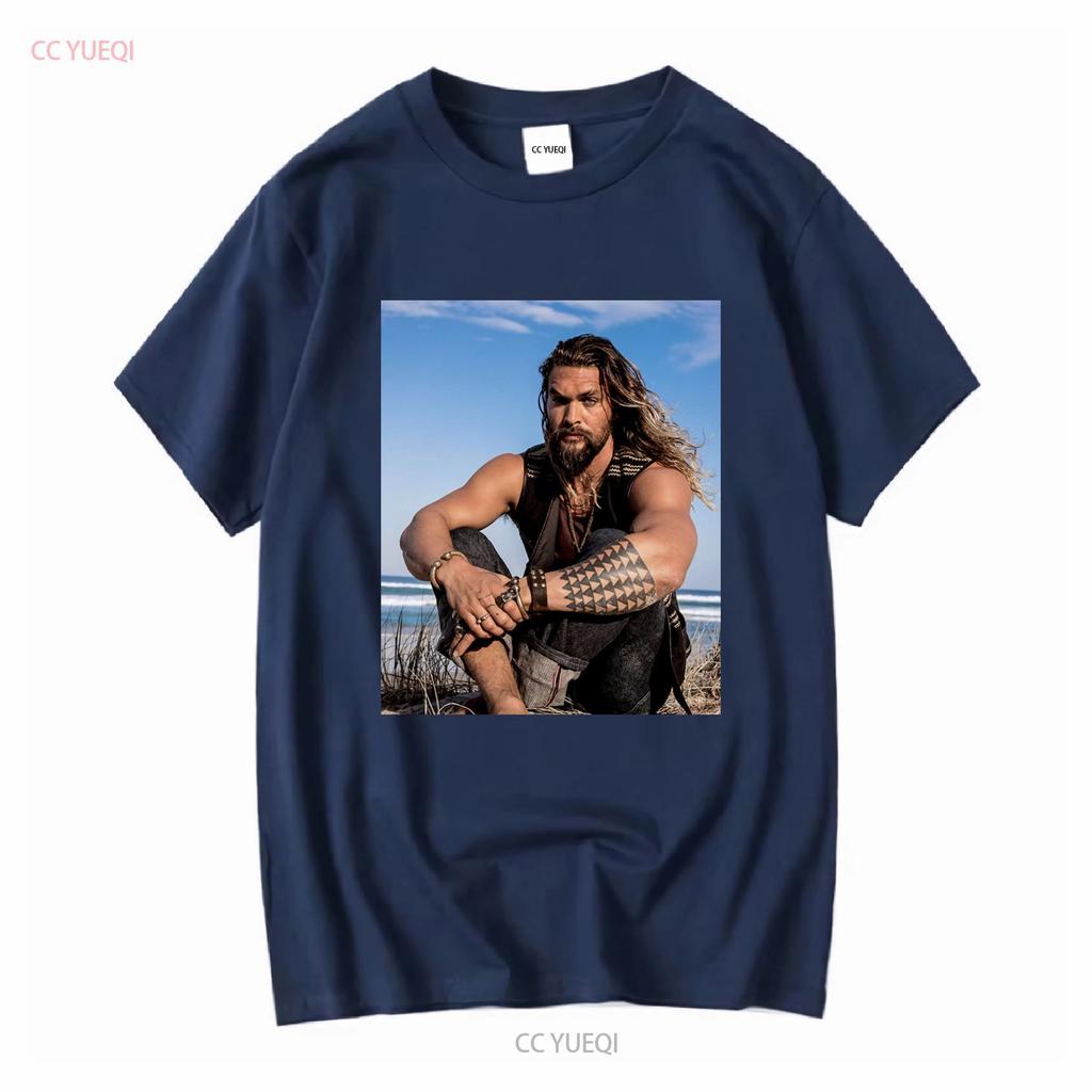 Hot Jason Momoa Sleeveless Top Classic T Shirt Size S 5xl Best Vintage Washed Stretched Designer Clothes Streetwear