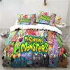 3D Druck Mein Spiel Singende Monster Bettwäschesets Bettdecke Steppdecke Bettbezug Bettbezug Kissenbezugsets Kinder Erwachsenengröße