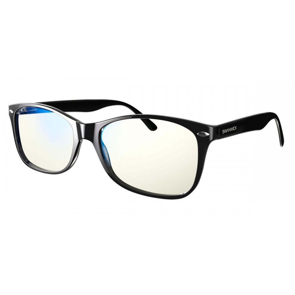 

Swanwick Classic Day Blue Light Block Black Unisex Eyeglasses Black/53