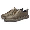 Scarpe da Uomo Casual in Pelle Stile Britannico Minimaliste di Design in Vera Pelle Basse Estive 2026 Nuove alla Moda All-match Scarpe da Ginnastica