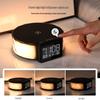 Multifunctional Wireless Charging Bedside Lamp with Perpetual Calendar, LED Night Light, Alarm Clock, and Color Atmosphere Lighting