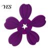 Durable Silicone Coaster Petal Shaped Coaster, Heat Resistant Mat, Non-Slip Baby Safe Kitchen Accessory Dishwasher Pot for Dining Room Non-slip