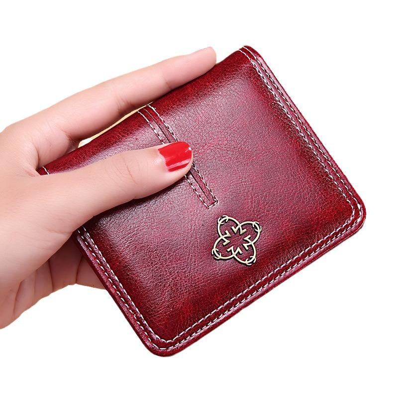 2025 Women's Retro European & American Short Coin Purse - Slim, Stylish Wallet