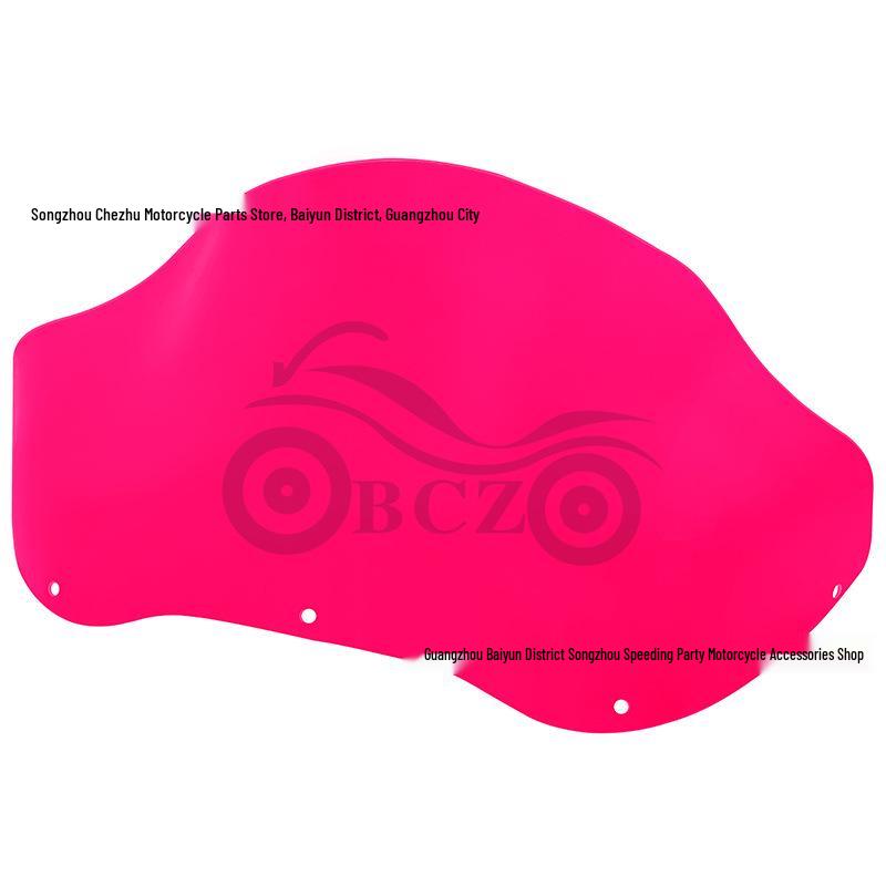 Harley Road Glide 13 Green Dual Headlight Fairing Windshield (1998-2013) красный