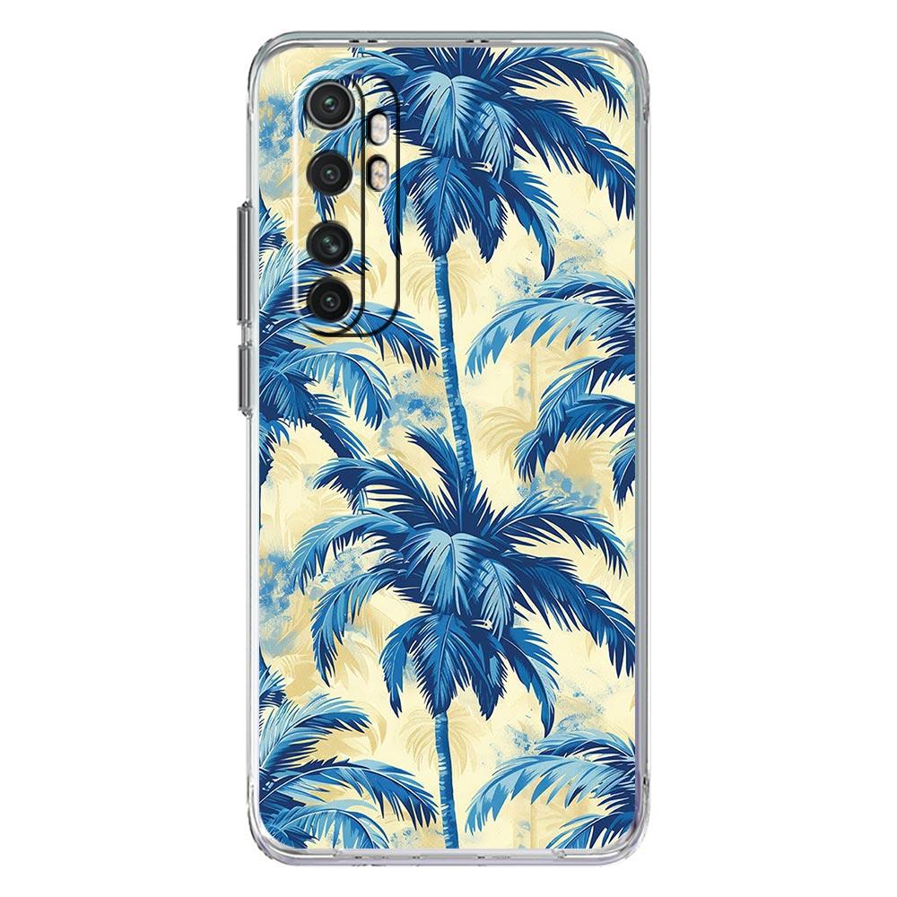 Phone Case For Xiaomi Mi Poco X7 X6 X5 NFC X3 F7 Ultra F6 Pro F3 15 14T 14 13T 11 12 13 Lite Clear TPU Cover Coconut Tree
