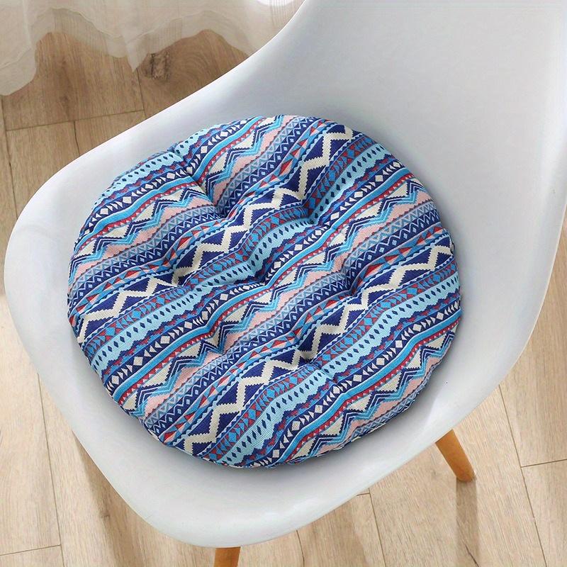 

Square/Round Seat Cushion Suitable for Yoga, Dining, and Office Chairs, Ethnic Style FabricsTatami Bench Cushions, Home Decor