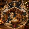 Acrylic Christmas Ornaments Faux Pearl Art Hanging Ornament Kit, Glowing Holiday Decor Festival Set for Tree Window, DIY Festive Pendant Home