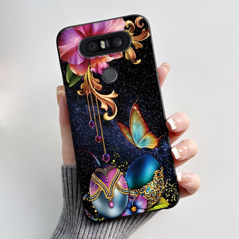 Casing For LG Q8 2017 Soft Case H970 Aesthetic Fashion Cute Cat Phone Back Cover For LG Q8 Q 8 LGQ8 Shockproof Silicone Bumper