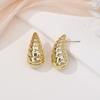 Creative Gold Stud Earrings Light Luxury Earrings Niche Design Sense Gold Stud Earrings High Sense Earrings Jewelry Accessories