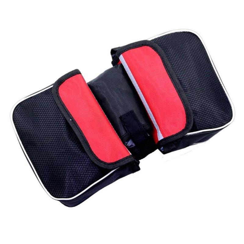 3-in-1 Bike Frame Bag Bicycle Top Tube Bag Mountain Bike Double Side Bag Portable Bicycle Handlebar Bag Bike Accessories