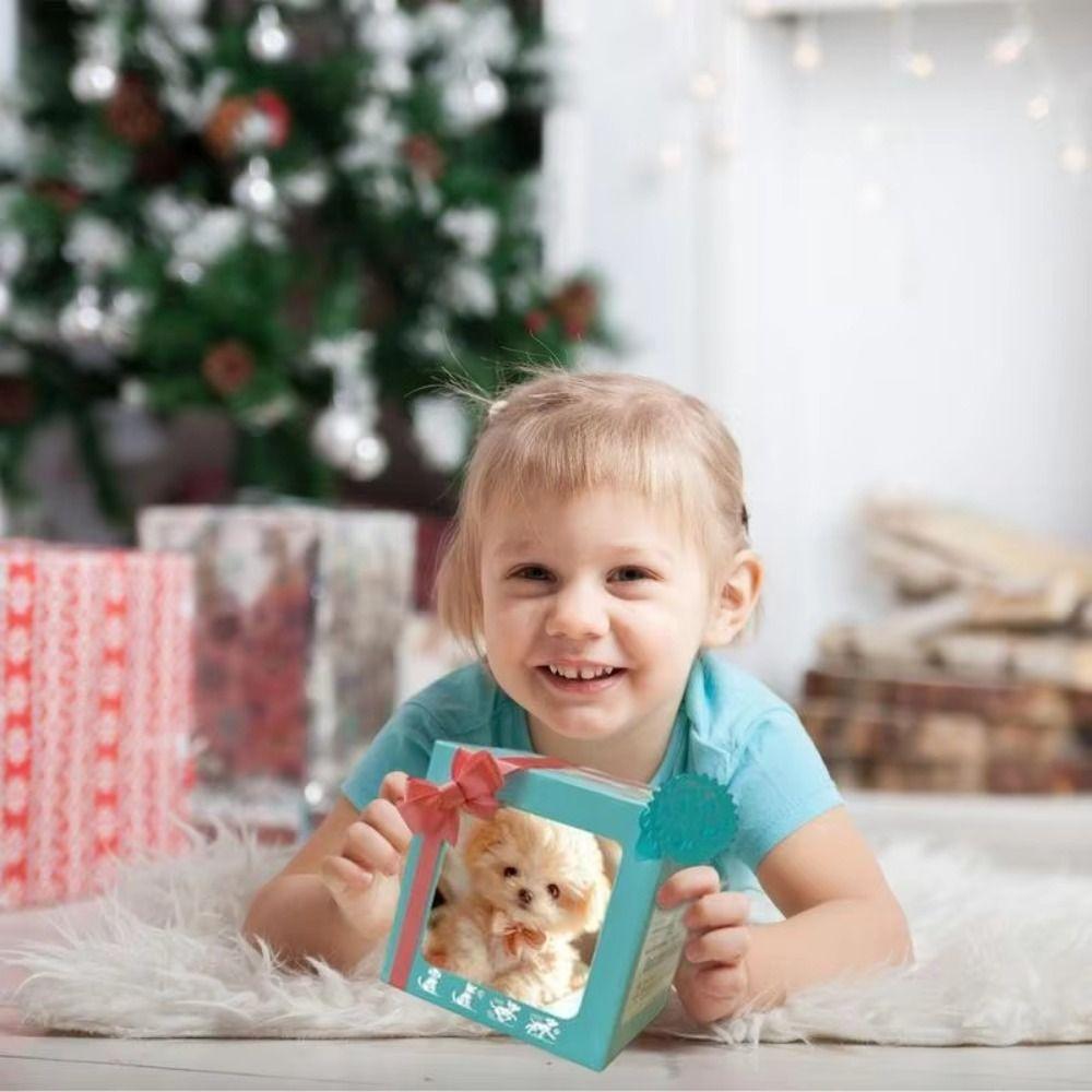 Tail Wagging Realistic Robotic Puppy Simulation Walking Dog Toy Plush Robot Dog  Adults Children