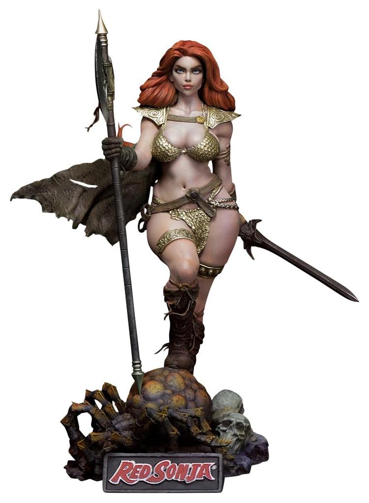 Conan the Barbarian Red Sonja Scale Unpainted Plastic Model Kit X-PLUS 1/8