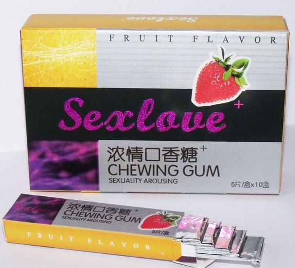 Sex Liebe erregender Kaugummi für Frauen
