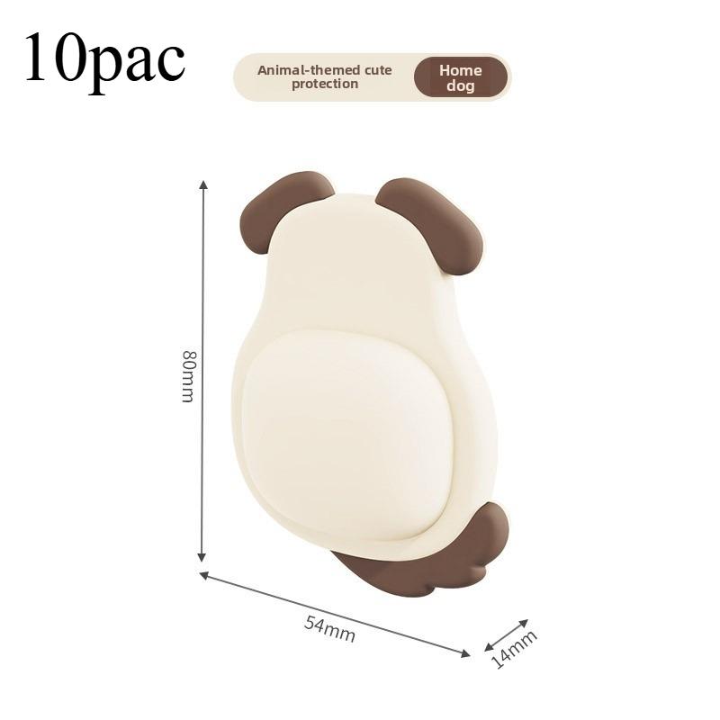 Silicone Adorable Pet Anti - collision Pads - Soft Door Stickers, Anti - collision for Fridge & Door, Penguin & Panda Designs