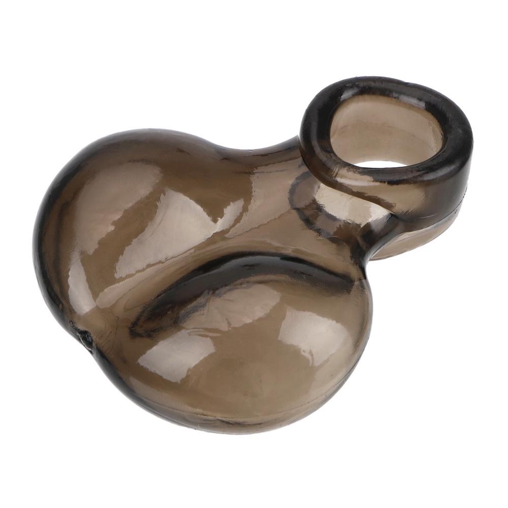 IKOKY Erwachsene Sex Produkte Verzögerung Ejakulation Hodensack Ring Wiederverwendbare Bondage Keuschheit Käfig Schloss Sex Spielzeug Für Männer Penis