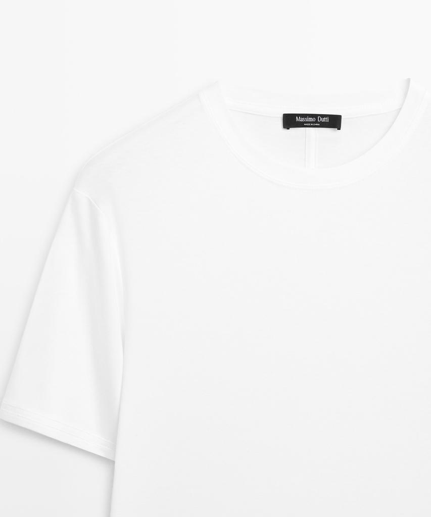 Masimodutti 100% Cotton Short Sleeve T-Shirt