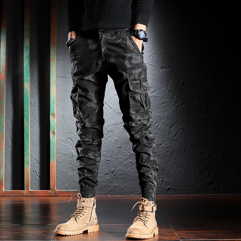 Moda Streetwear Uomo Jeans Alta Qualità Loose Fit Casual Cargo Pants Big  Pocket Camouflage Military Harem Pantaloni Joggers acquista in modo  economico — spedizione gratuita, recensioni reali con foto — Joom