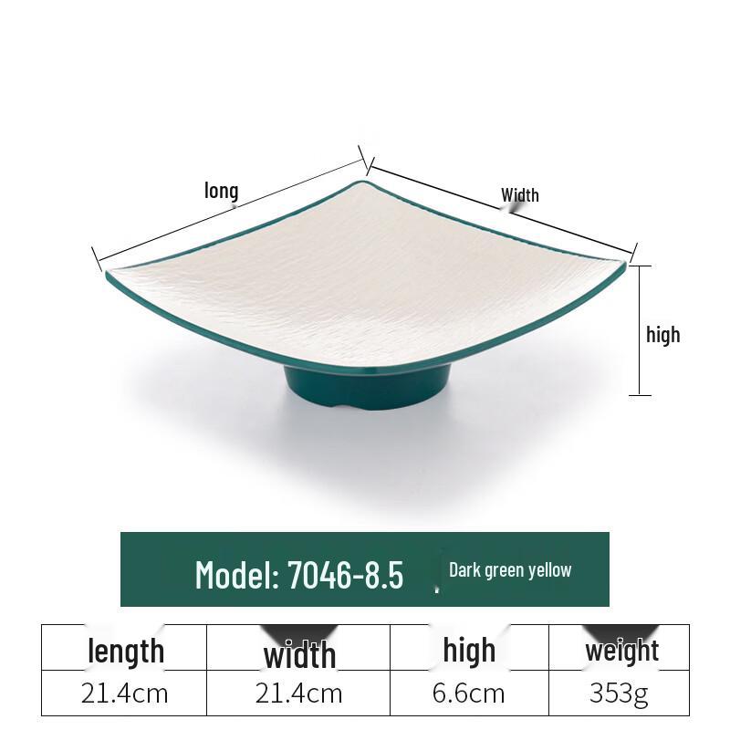 Yicang Creative Melamine High-Footed Dining Plate