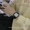 Vikec Sports And Leisure Watch Men'S Personality Trend Fashion Junior High School Students Silicone Square Large Dial
