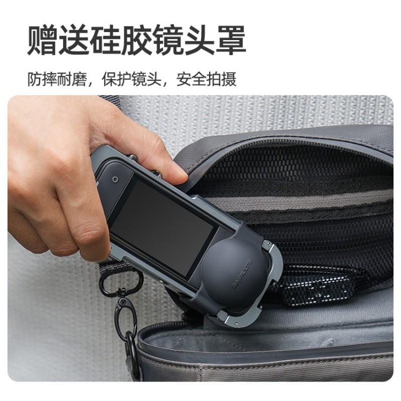 Aluminum Magnetic Cage Frame With Cold Shoe Silicone Lens Cap Insta360 X5 X4 Air Action Camera Accessory