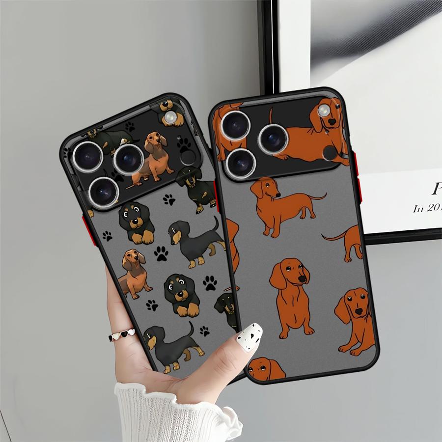 Interesting Dachshunds Case for iPhone 12 16e 15 Plus 11 17 16 Pro Max 17 Air XS 13 Mini 14 Back Phone Cover