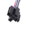 Automotive Relay 12V/24V 5Pin 40A Car Relay With Harness Socket Black Red Copper Terminal Auto Relay Socket SPDT Harness Cable