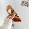 Cute Cartoon Animal 3D Taiyaki Fish Phone Case For iphone 15 14 13 12 11 Shockproof Bumper Soft Silicone bubble Phone Cover kids