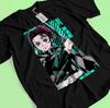 Demon Slayer Shirt Nezuko Tshirt Tanjiro T-Shirt Muzan Doma Tee Inosuke Zenitsu