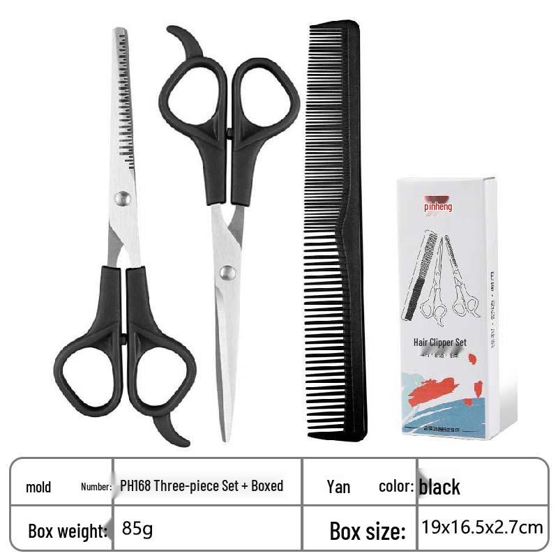 Pony Haarschneide- & Styling-Scheren-Set - Scheren & Ausdünnwerkzeuge aus Edelstahl