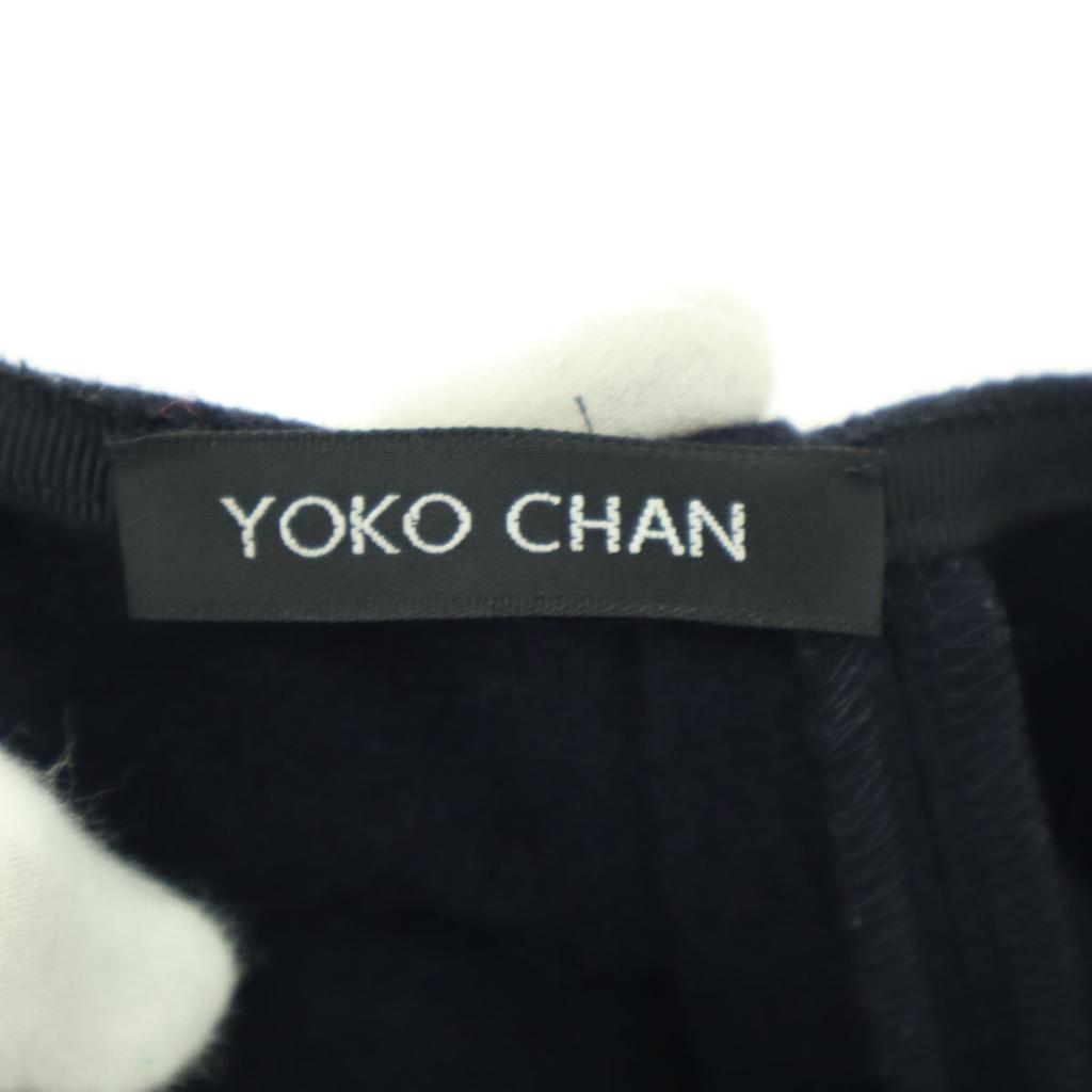 YOKO CHAN Midi length flare skirt 36 Navy Women Used