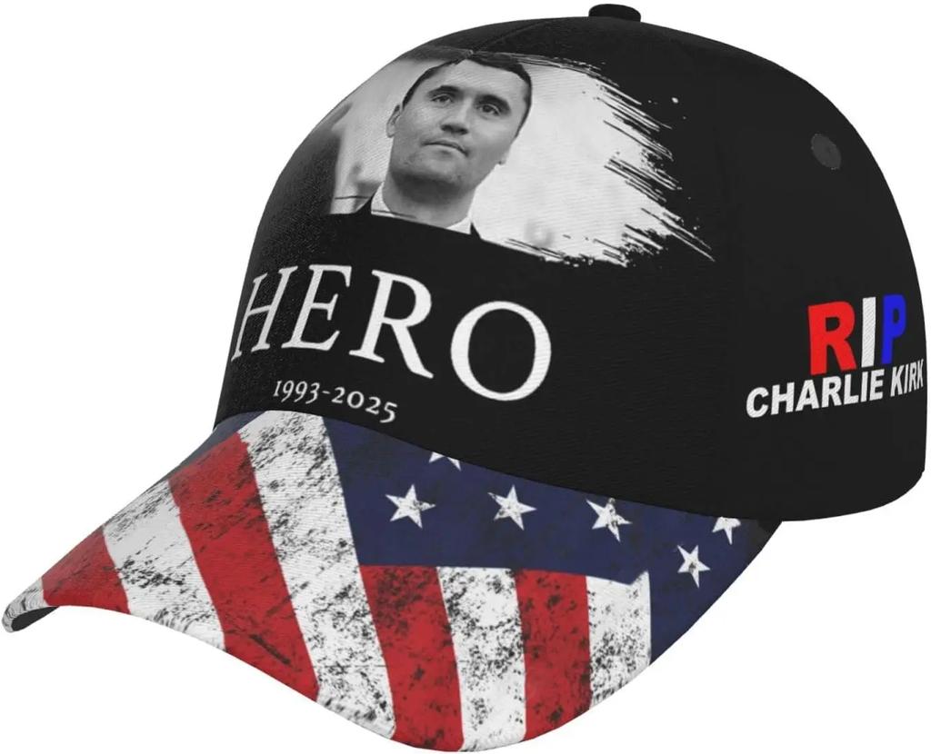 Rip Charlie Kirk Hut Charlie Kirk Für Immer In Unseren Herzen Baseballkappe Für Männer Und Frauen Verstellbare Golf Papa Hut