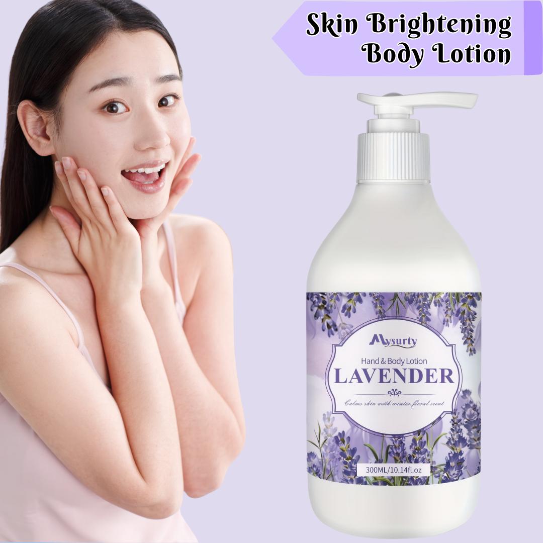 

Лосьон для рук и тела с лавандой, глубоко увлажняющий крем для тела с кондиционированием - ежедневный увлажняющий крем, 10,14 жидких унций белый