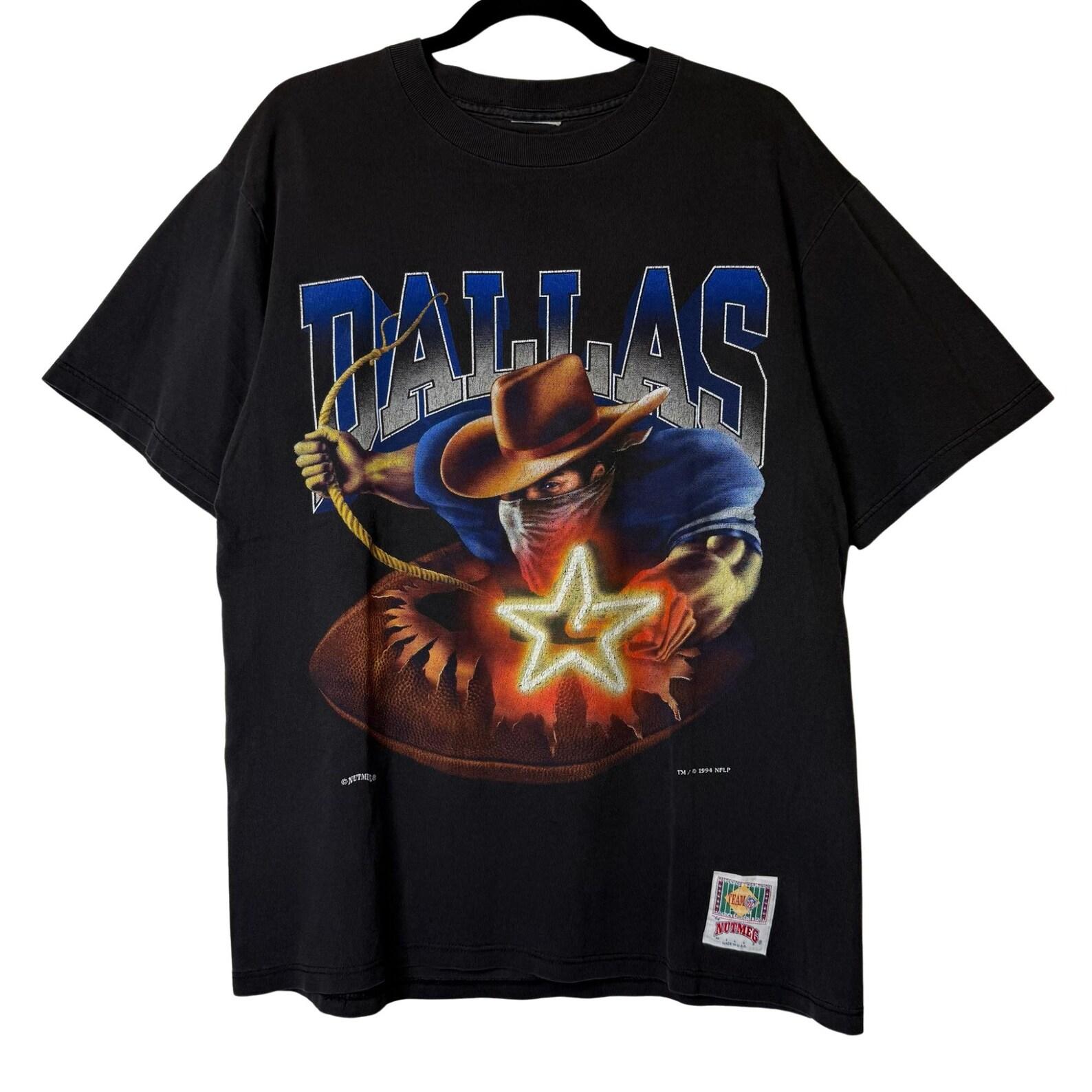 1994 Dallas Cowboys Nutmeg Breakthrough NFL T shirt Sz L (B2410) L