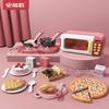 Children's Mini Kitchen Toy Oven For Boys And Girls Play Home Simulation Microwave Cooking Kitchenware For Babies