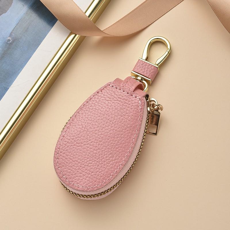 

High-End Multifunctional Car and Home Key Case - Unisex, Large Capacity with Zipper