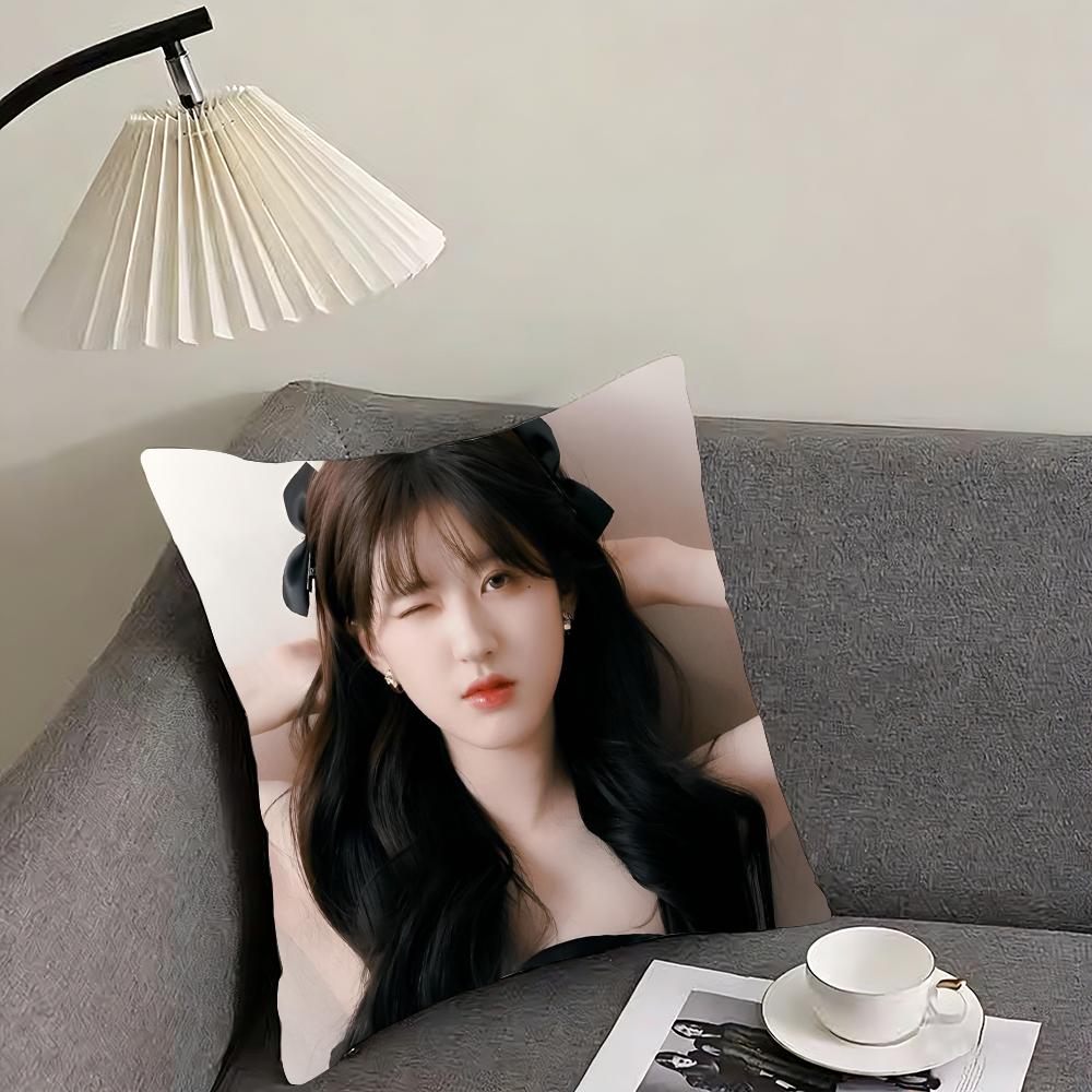 Zhao Lusi Cushion Cover Reversible Plush Pillow Cover – For car, sofa, bedroom, perfect as a gift.