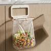 Wall Mounted Garbage Bag Holder Plastic Plastic Bag Holder Folding Trash Bag Holder Bathroom