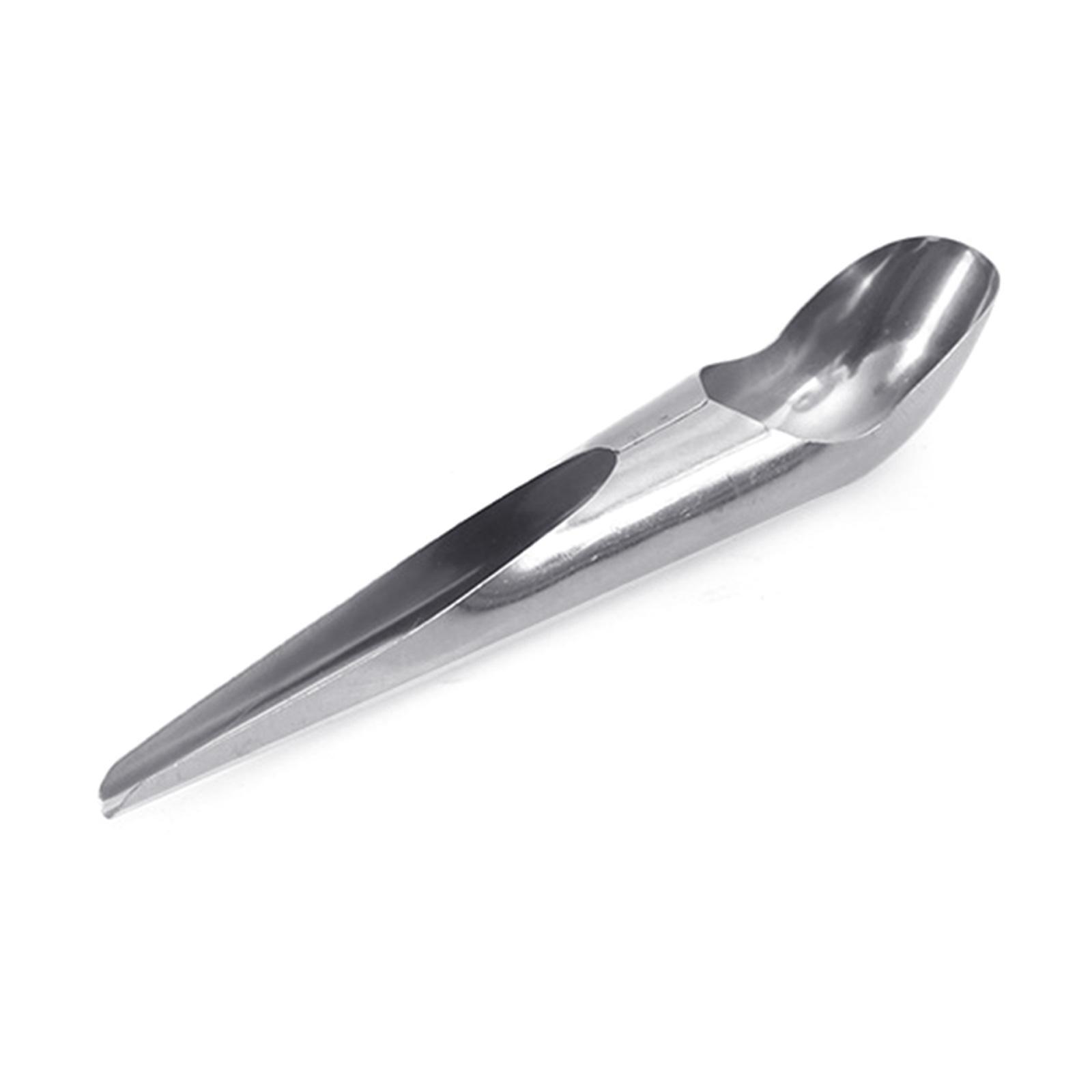 

Ложка для кормления попугая из нержавеющей стали с длинной ручкой, совок-кормушка для птиц, инструмент для безопасного кормления без открытия клетки