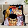1PC Anime Basketball Heroes Flannel Blanket Gift, Suitable for Both Men And Women, Soft Ideal for Beds And Sofa, Birthday Or Christmas Gift