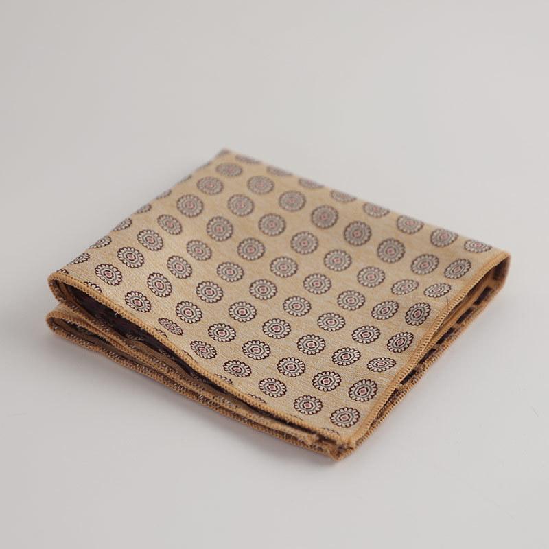 Coffee Can Be Matched with Maillard Suit Pocket Towel Men's Accessories Square Towel Handkerchief Alone 24*24cm