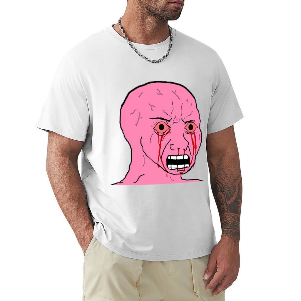 Pink Wojak TShirt designer shirts Personalized tshirt outfits for men