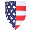 Patriotic Pet Bandana Soft Breathable Triangle Scarf for Dogs and Cats with Flag Print for Holiday Occasions and Daily Wear