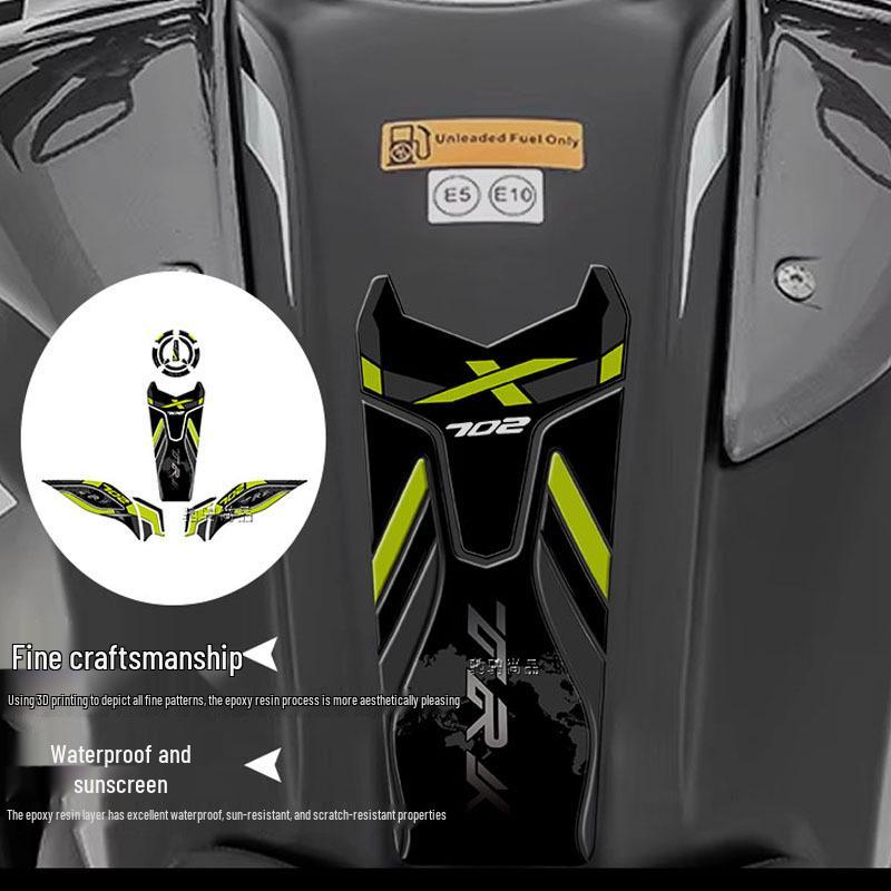 Benelli TRK702X 3D Gel Waterproof Sun-Protected Wear-Resistant Fuel Tank Decal
