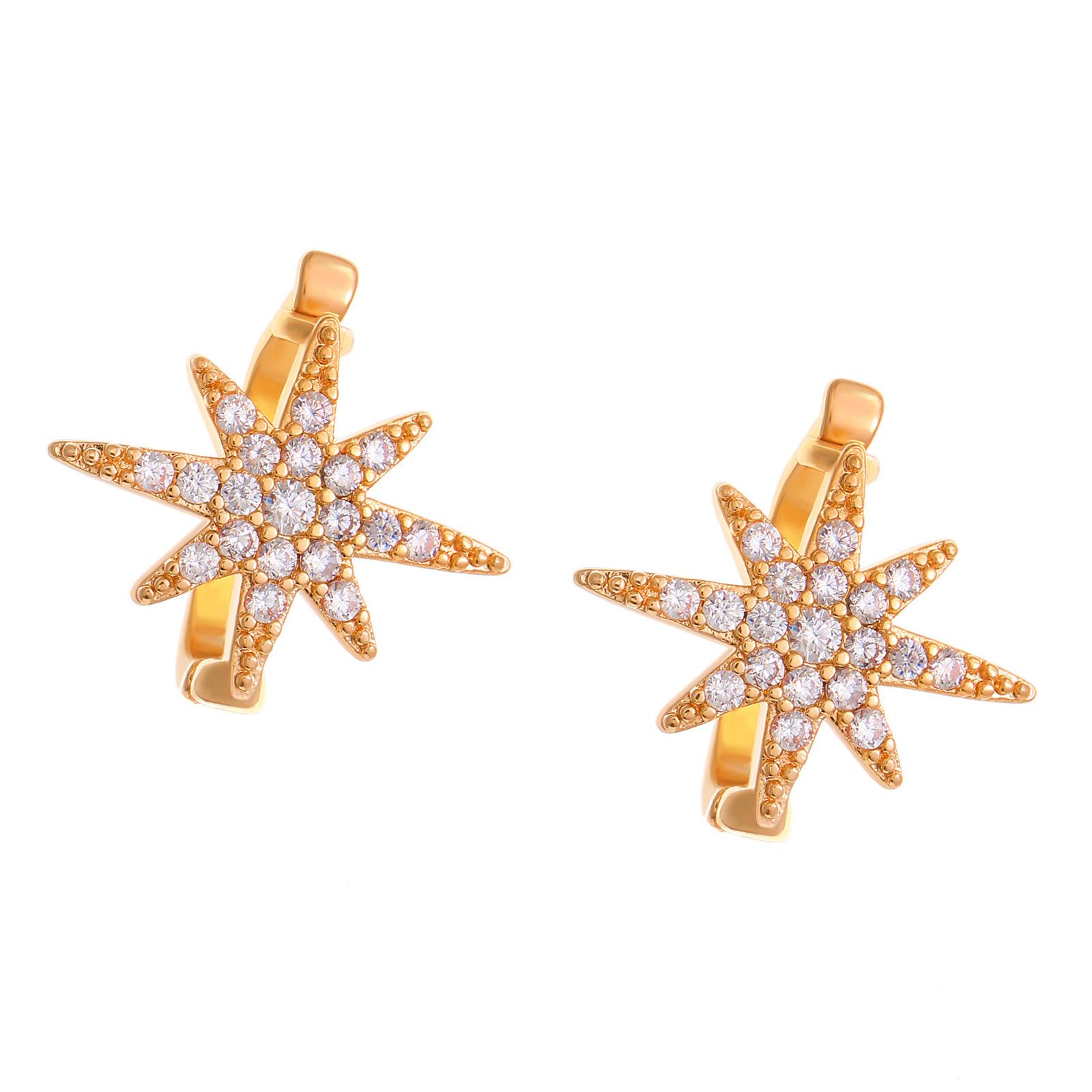 

Уникальный кафф для наушников в форме звезды, не требующий прокола, клипса для наушников, простые ювелирные изделия для наушников, подходит для различных случаев золотой