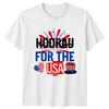 Hooray For The USA Unisex T Shirt 4th Of July Gift
