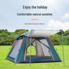 Outdoor 3-4 Person Automatic Quick-Setup Camping Tent