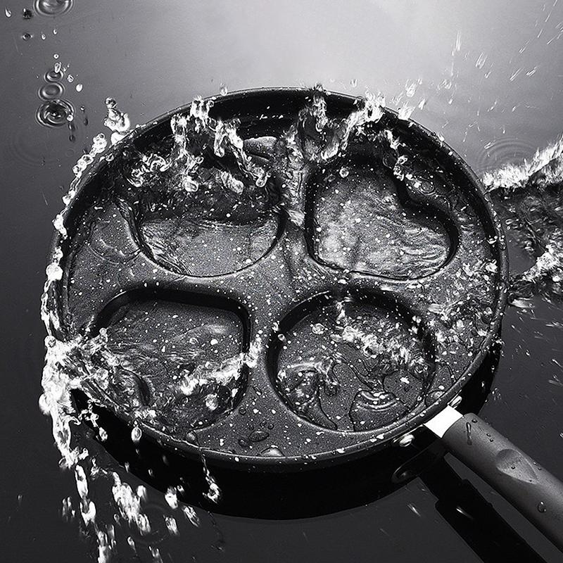 4/7 Holes Frying Pan Non Stick Fried Eggs Cooking Pan Burger Mold Household Kitchen Cookware Non Stick Frying Pan
