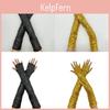1pair Glitter Reflective Sequins Gloves Long Gloves Comfortable Breathable Glove For Costume Parties